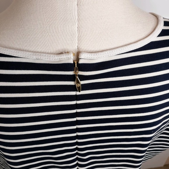Draper James Striped Dress Nassau Navy Multi Size XL - Picture 9 of 12